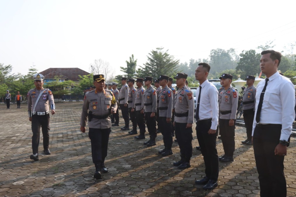 Kapolres Pali Pimpin Apel Operasi Patuh Musi 2024