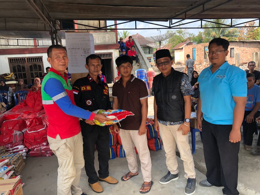 Bantu Korban Kebakaran, PT Kendi Arindo Salurkan Sembako
