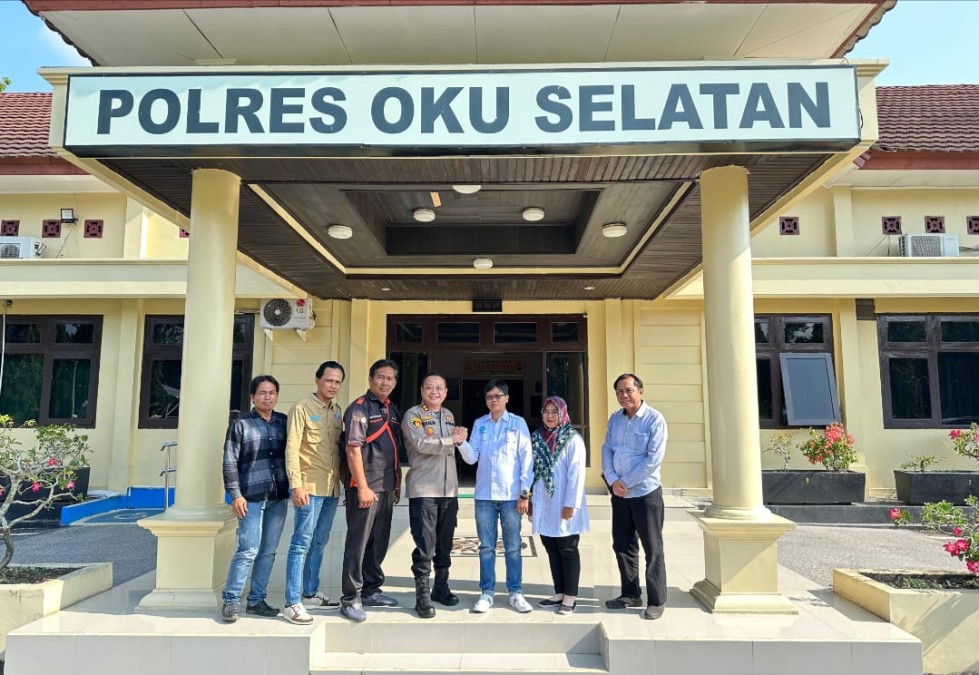 Jaga Sinergitas Antara Polri dan Media, SMSI OKU Selatan Sambangi Mapolres