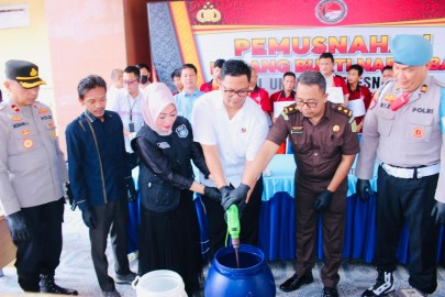 Ditresnarkoba Polda Sumsel Musnahkan 1,5 Kg Sabu, Tersangka Diancam Hukuman Mati