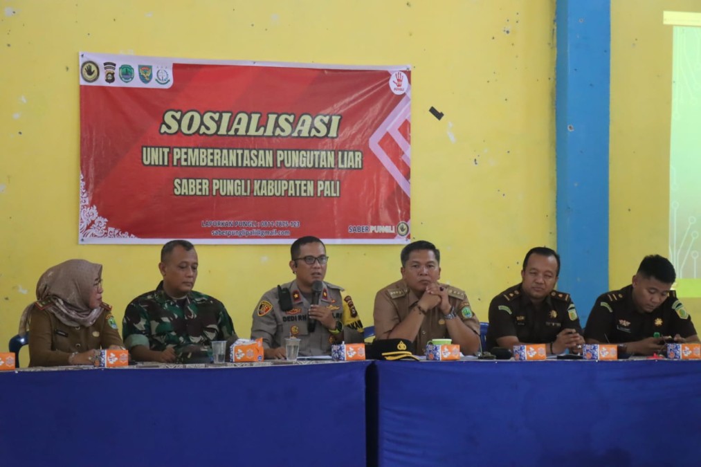 Wakapolres Pali Kompol Dedi Rahmat Sosialisasikan Siber Pungli