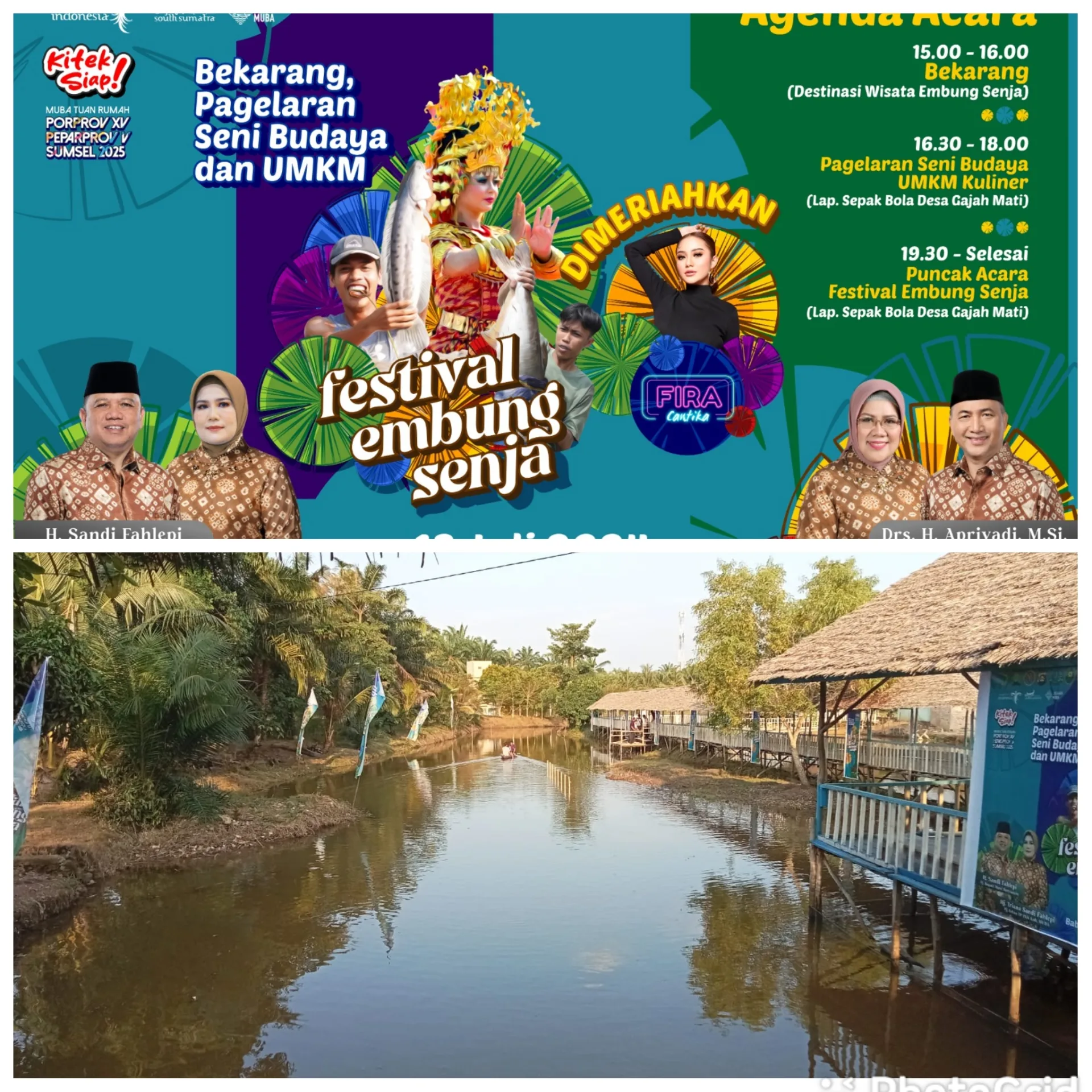 Festival Embung Senja, Hadirkan Artis Ibukota Fina Cantika Untuk Hibur Masyarakat