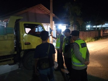 Polsek Penukal Abab Gelar KRYD, Antisipasi Gangguan Kamtibmas dan Pelanggaran Lalu Lintas