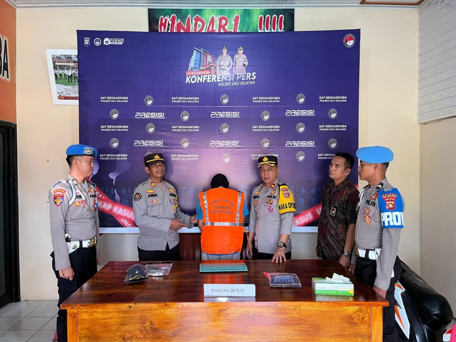 Polisi Ringkus Kurir Narkoba Jaringan OKU Selatan, Sabu 20,77 Gram Diamankan