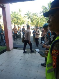 Polres PALI Gelar Giat Pengamanan Pelipatan Surat Suara Presiden Dan Wakil Presiden