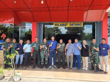 Tingkatkan Keamanan Objek Vital Nasional, Dandim 0404 Muara Enim silaturahmi ke KKKS Pertamina EP Pendopo Field & Adera Field