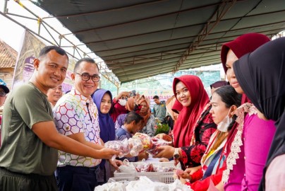 Pemkab Banyuasin Terus Tekan Laju Inflasi dengan Gelar Pasar Murah