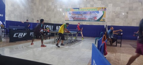 Turnamen Tenis Meja Bumi Silampari Berlangsung Seru, Ternyata Bukan Atlet Asal Putra Daerah Saja Namun Warga Keturunan Tionghoa Pun Ikut Bertanding