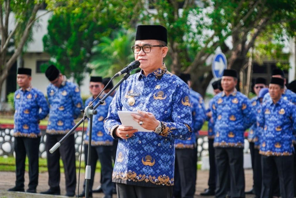 Pimpin Apel Gabungan, Pj Bupati Hani S Rustam Ingatkan ASN Untuk Fokus dan Tingkatkan Kinerja