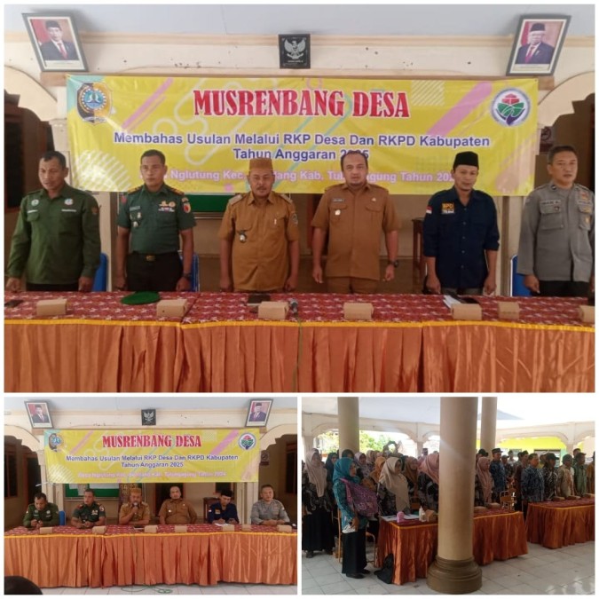 Fokus Pemerataan Pembangunan, Pemdes Berharap Desa Nglutung Bisa Menjadi Desa Mandiri