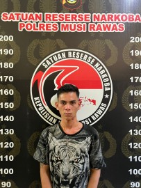 Simpan 40 Butir Ekstasi, Warga Lubuklinggau Tangkap Satnarkoba Polres Musi Rawas