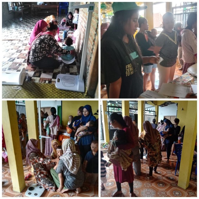 Peduli Tumbuh Kembang Balita, Pemdes Kalibatur Gelar Posyandu Rutin Tiap Bulan