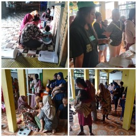Peduli Tumbuh Kembang Balita, Pemdes Kalibatur Gelar Posyandu Rutin Tiap Bulan