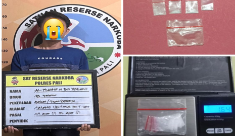 Pria Asal Talang Ubi Timur Diringkus Satnarkoba Pali