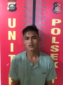 Warga Talang Nanas Dibekuk Unit Reskrim Polsek Talang Ubi Tengah saat Patroli