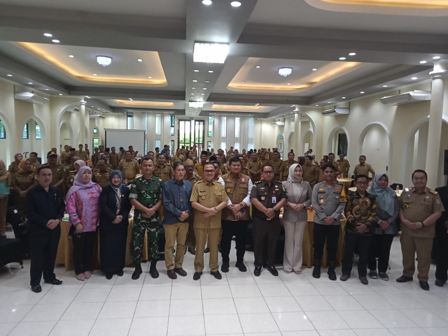 Rakor Pemilu 2024 Forkopimda, Banyuasin Tergetkan Partisipasi Pemilih 80,5 Persen