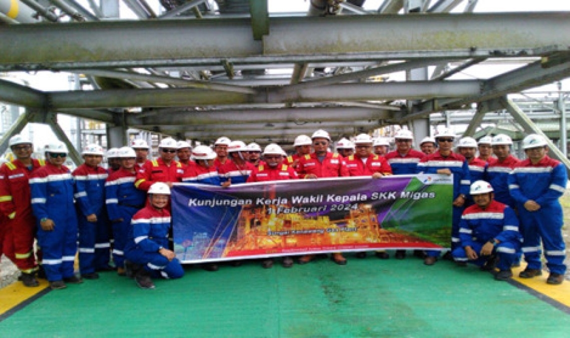 PHE JAMBI MERANG TERIMA KUNJUNGAN WAKIL KEPALA SKK MIGAS KE SKN GAS PLANT