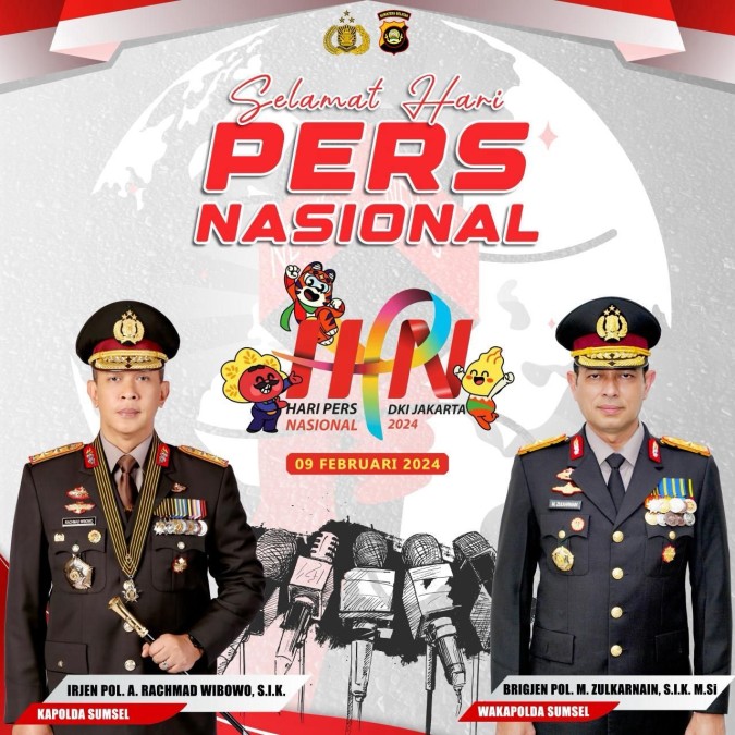 Selamat HPN 2024 dengan tema,”Mengawal Transisi Kepemimpinan Nasional dan menjaga Keutuhan Bangsa”