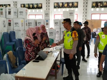 Kunjungi PPK Muara Telang, Ini Arahan Kapolres Banyuasin
