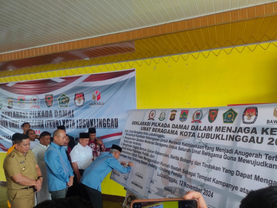FKUB Kota Lubuklinggau Ajak Seluruh Masyarakat Wujudkan Pilkada Damai 2024