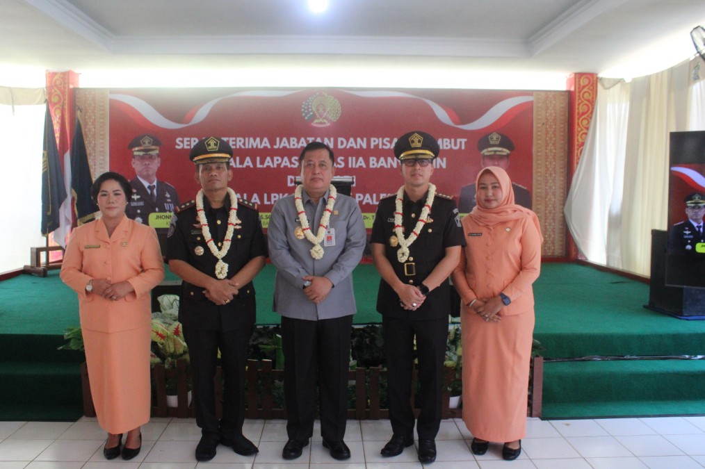 Serah Terima Jabatan dan Pisah Sambut Kepala Lapas Kelas IIA Banyuasin