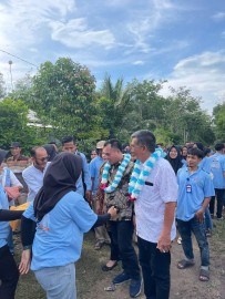 Polsek Penukal Abab Amankan Kegiatan Kampanye Dialogis Pasangan Calon Bupati PALI Nomor Urut 01