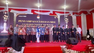 KPU Empat Lawang Gelar Penajaman Visi-Misi Pasangan Calon Bupati dan Wakil Bupati