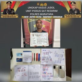 Satreskrim Polres Muratara BerhasilBongkar Perjudian Online