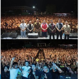 Malam Pesta Rakyat HUT ke-23 Kota Lubuk Linggau Meriah