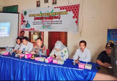 Polsek Talang Ubi Sosialisasi BERSINAR di Kertadewa
