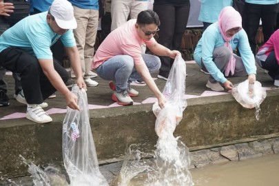 Mas Ipin Launching Trenggalek Kinasih “Kali Sumber Protein dan Bersih”