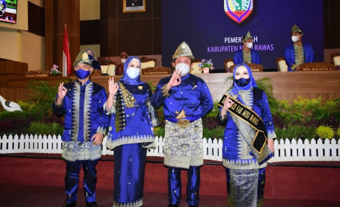 Bupati Musi Rawas dan Gubernur Sumsel H.Herman Deru Hadiri Rapat Paripurna HUT Kabupaten Musi Rawas Ke-82 Tahun