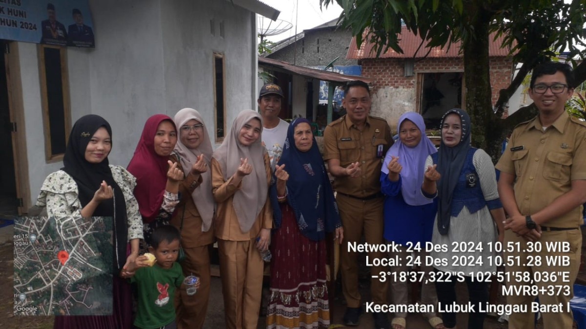 Alhamdulillah,Pelaksanaan bantuan rumah swadaya (BRS)Tahun 2024 signifikan tembus 200 unit