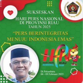 Kepala Sekolah SMPN2 Lubuklinggau mengucapkan Selamat Hari Pers Nasional 2025