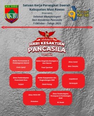 Pemerintah Kabupaten Musi Rawas Mengucapkan Selamat Hari Kesaktian Pancasila